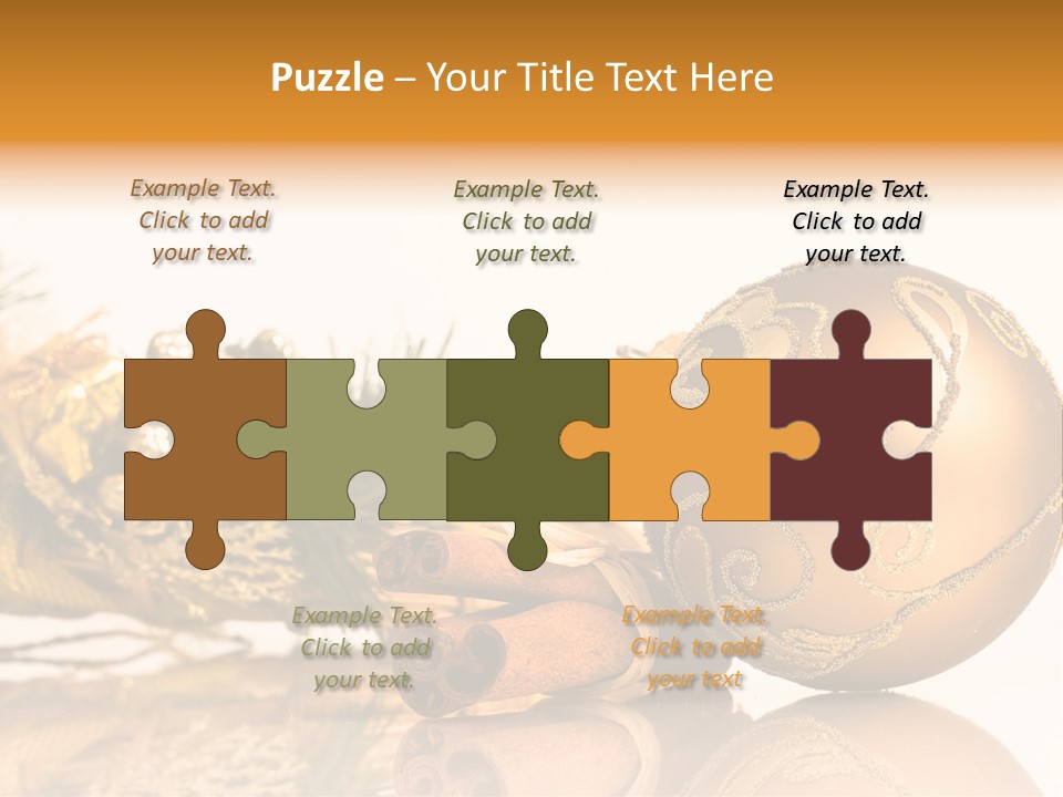 Biscuit Bow Boot PowerPoint Template