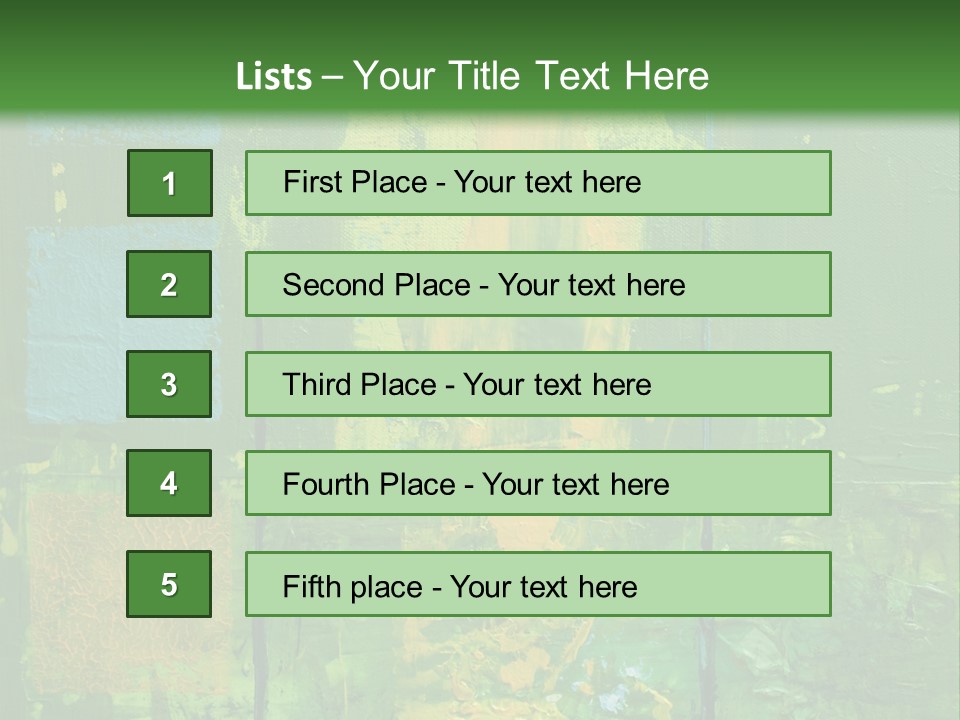 Turquoise Texture Illustration PowerPoint Template