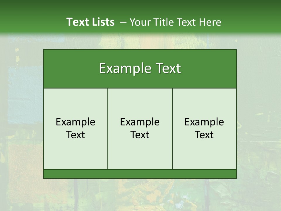 Turquoise Texture Illustration PowerPoint Template