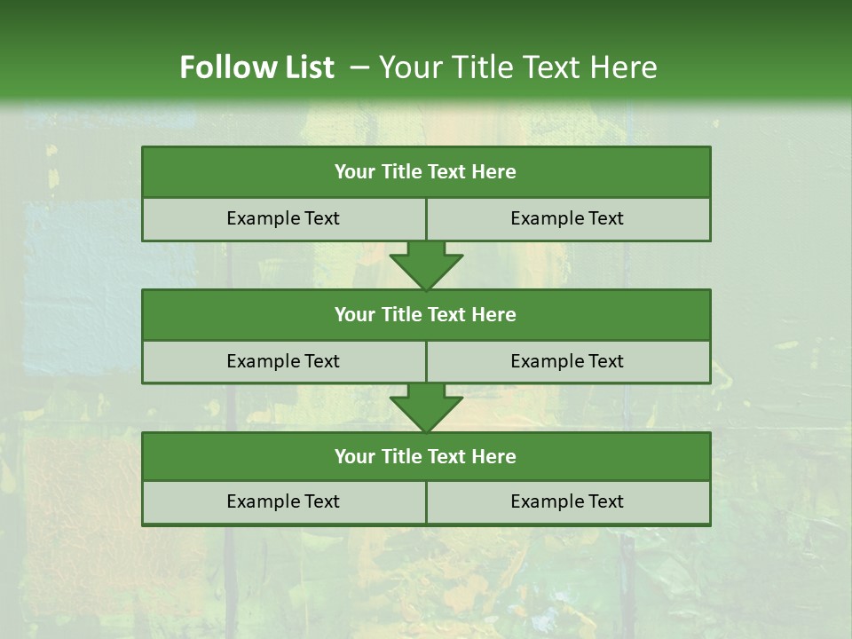 Turquoise Texture Illustration PowerPoint Template