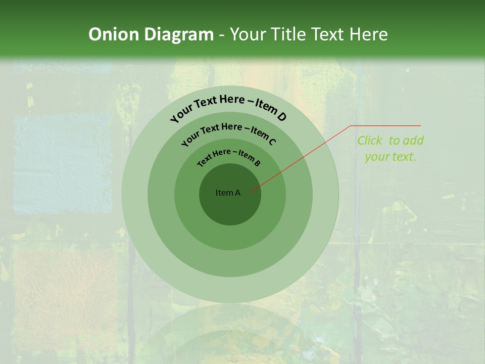 Turquoise Texture Illustration PowerPoint Template