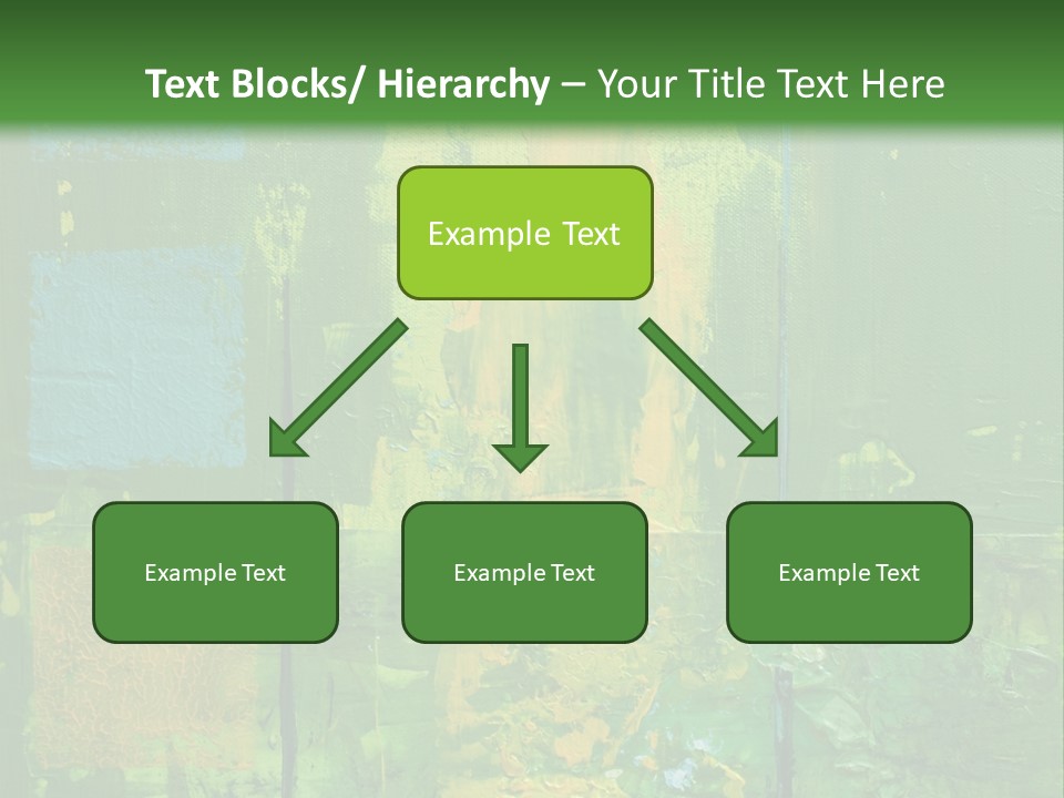 Turquoise Texture Illustration PowerPoint Template