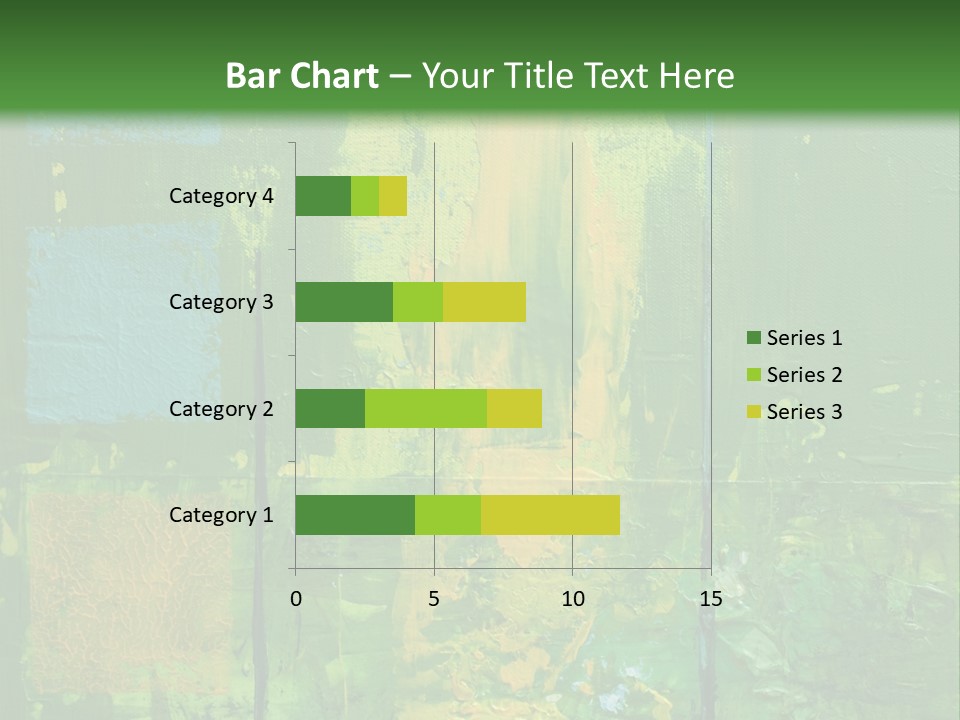 Turquoise Texture Illustration PowerPoint Template