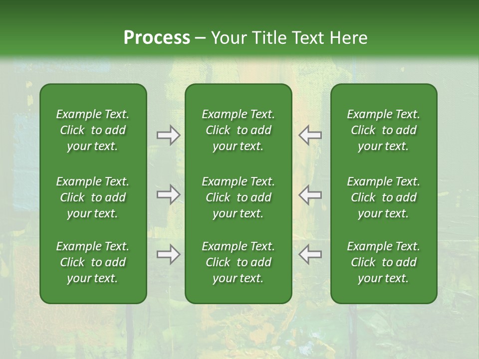 Turquoise Texture Illustration PowerPoint Template
