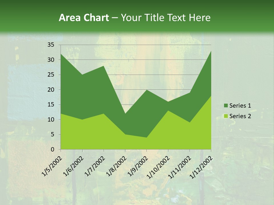 Turquoise Texture Illustration PowerPoint Template