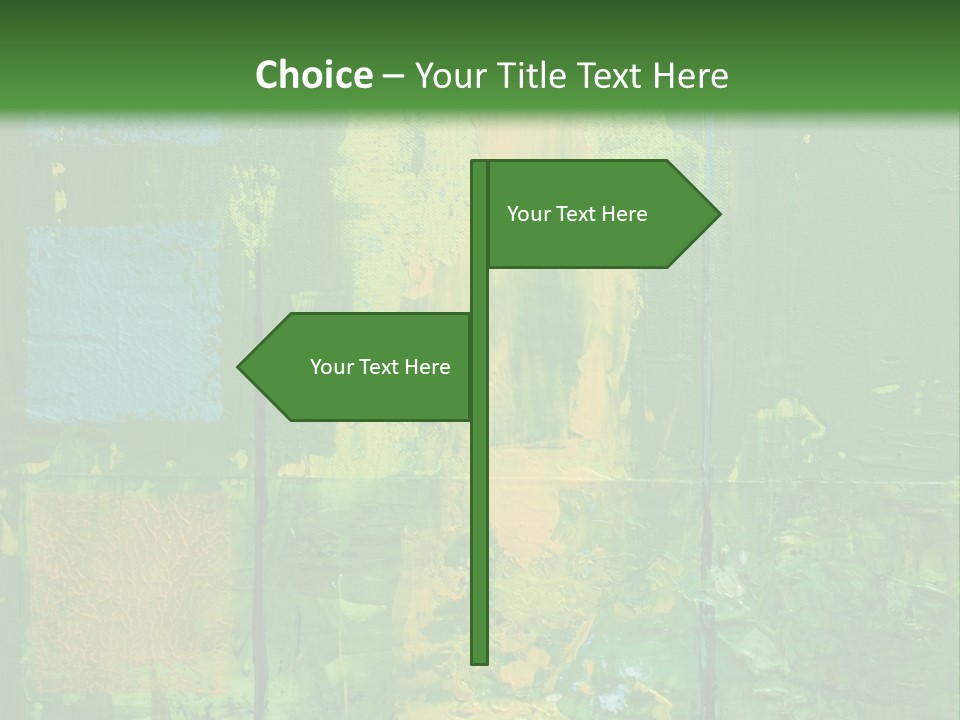 Turquoise Texture Illustration PowerPoint Template