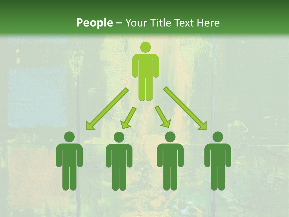 Turquoise Texture Illustration PowerPoint Template