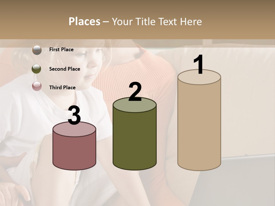 Computers Computer House PowerPoint Template