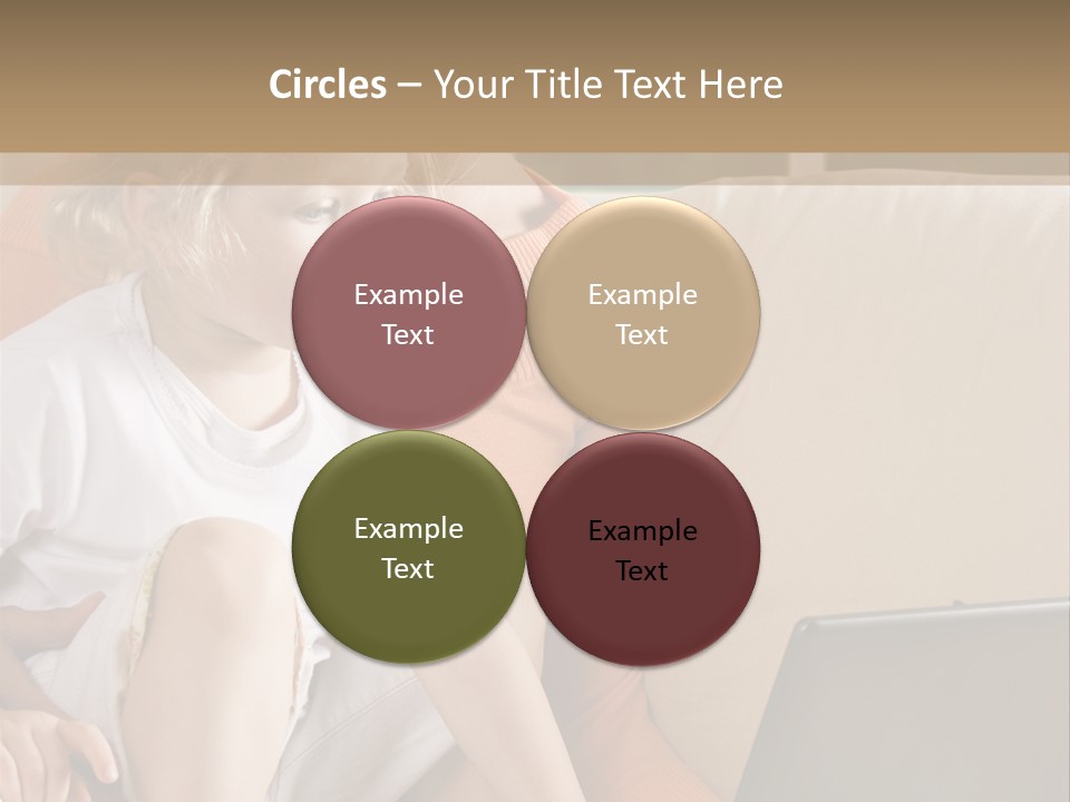 Computers Computer House PowerPoint Template