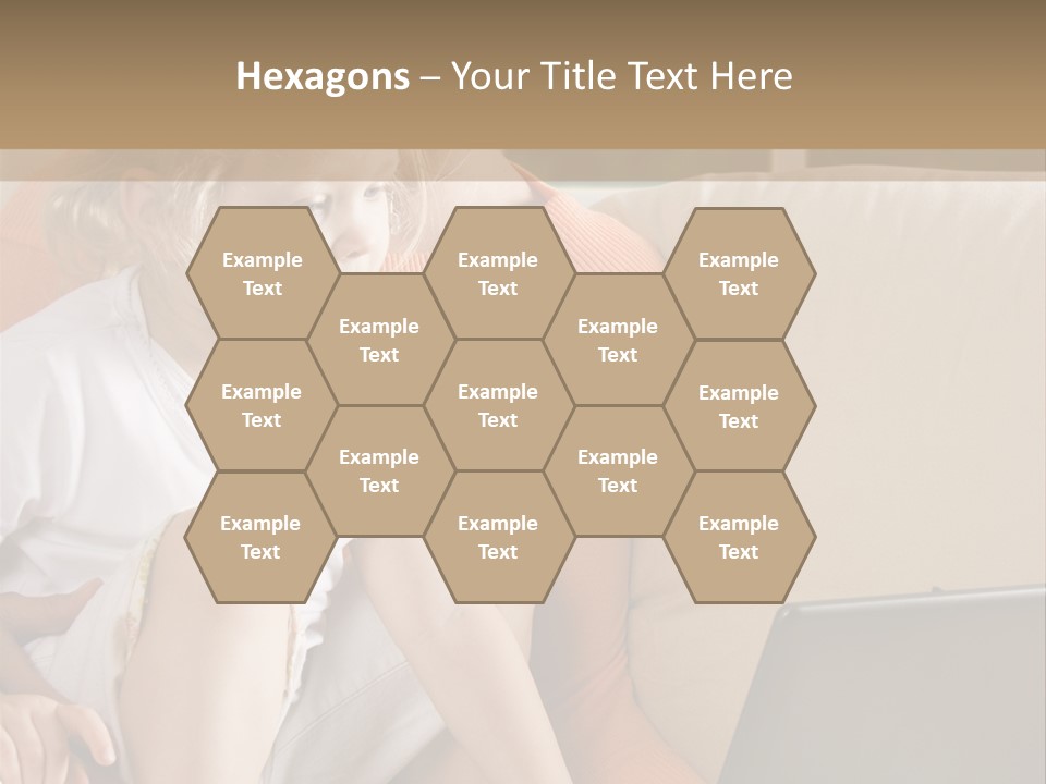 Computers Computer House PowerPoint Template