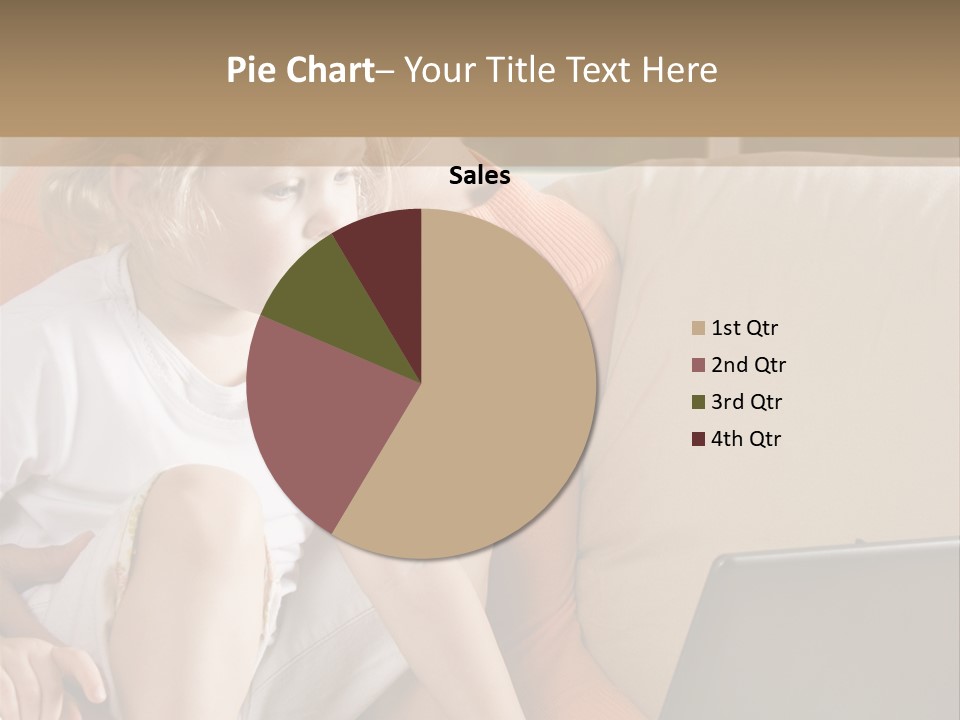Computers Computer House PowerPoint Template