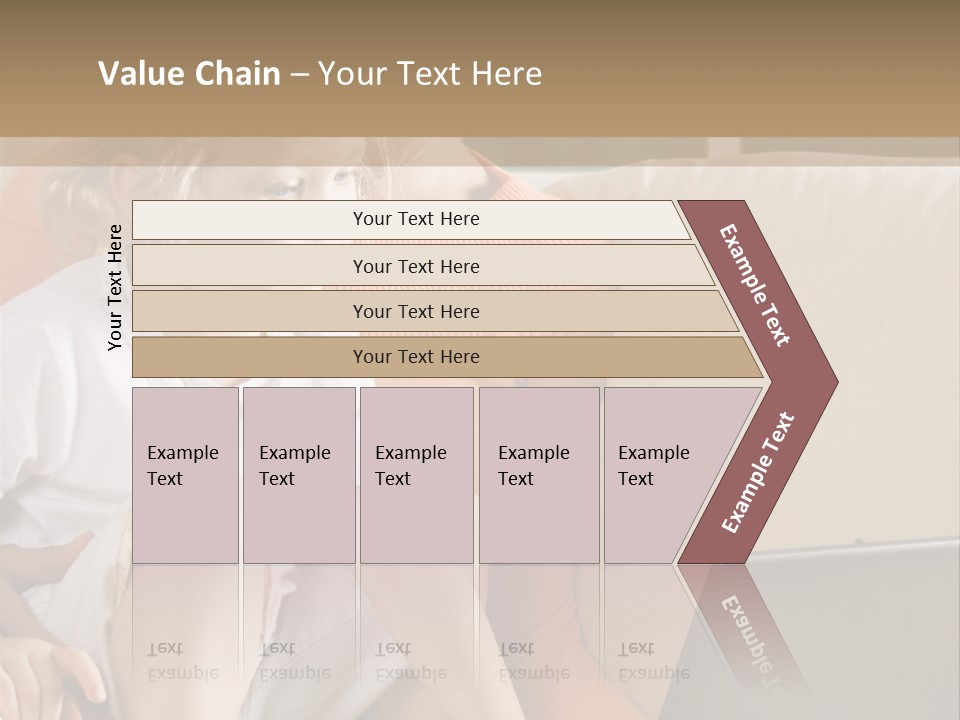 Computers Computer House PowerPoint Template