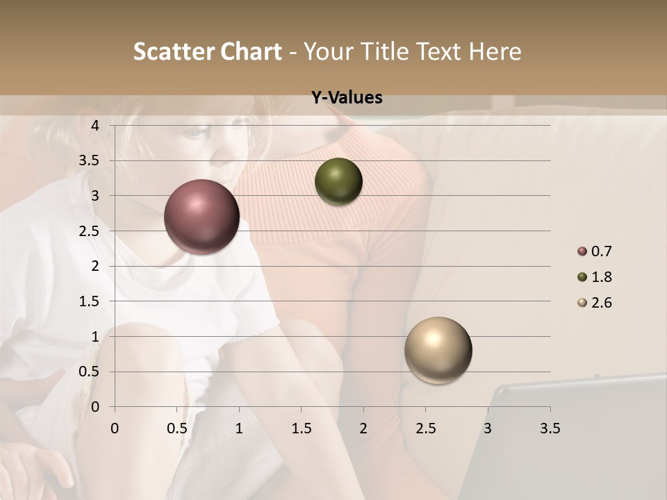 Computers Computer House PowerPoint Template