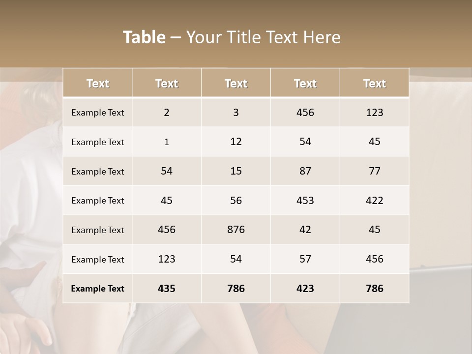 Computers Computer House PowerPoint Template