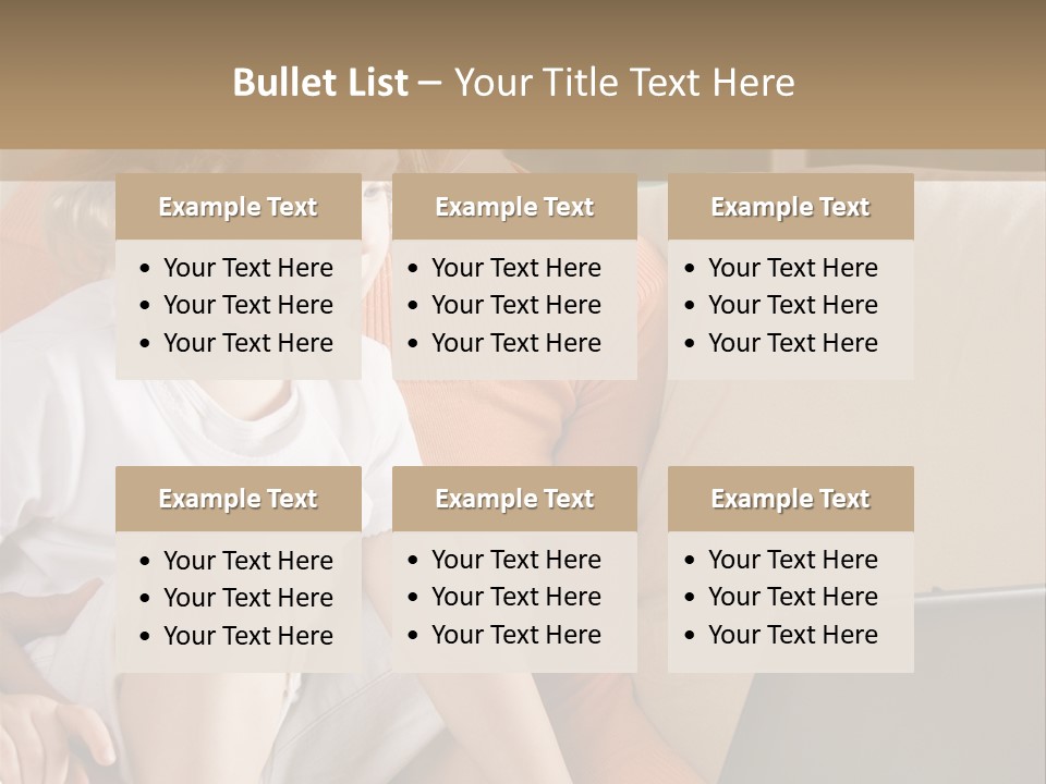 Computers Computer House PowerPoint Template