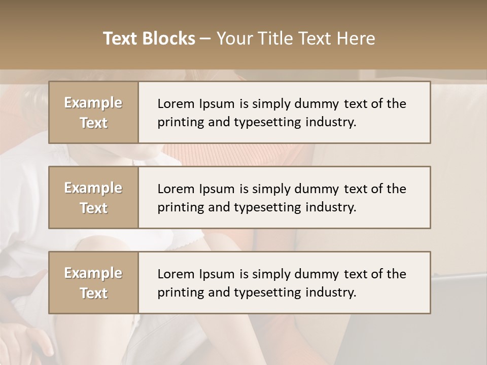 Computers Computer House PowerPoint Template