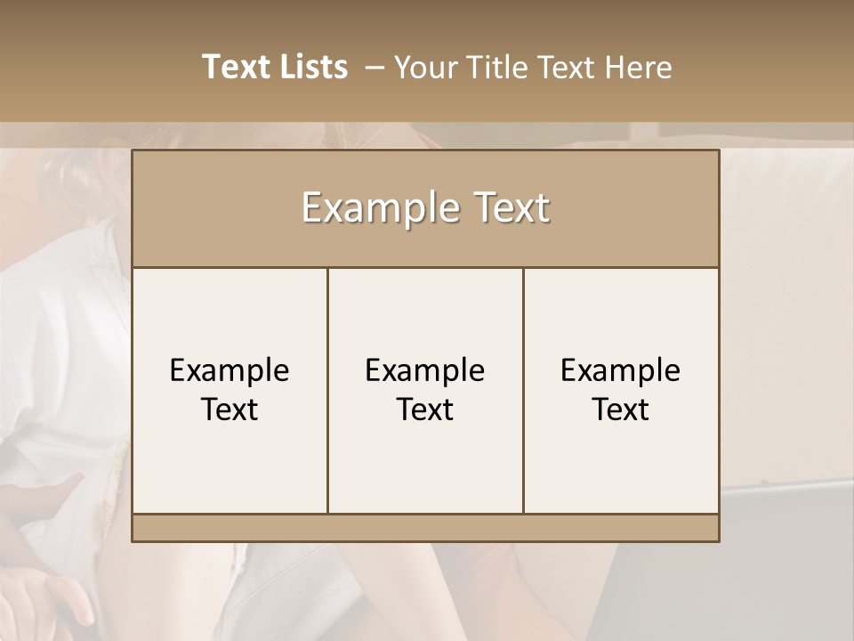 Computers Computer House PowerPoint Template