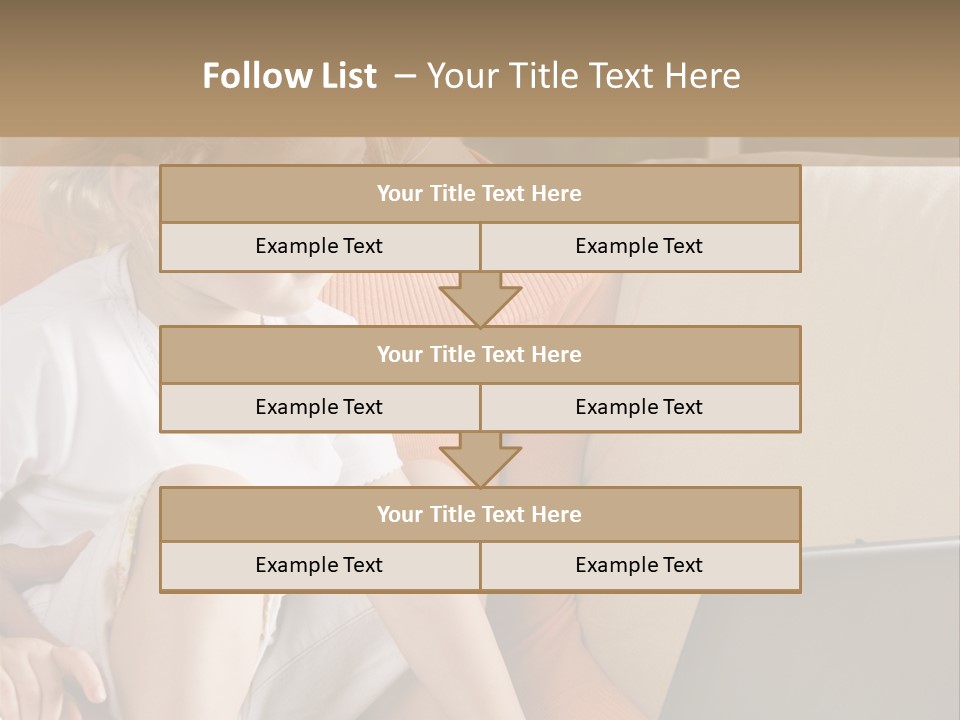 Computers Computer House PowerPoint Template