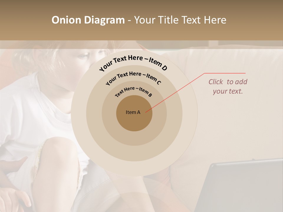 Computers Computer House PowerPoint Template