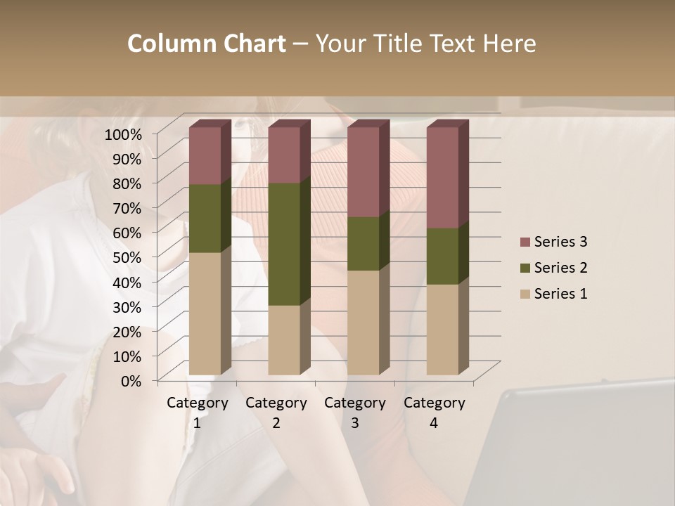 Computers Computer House PowerPoint Template