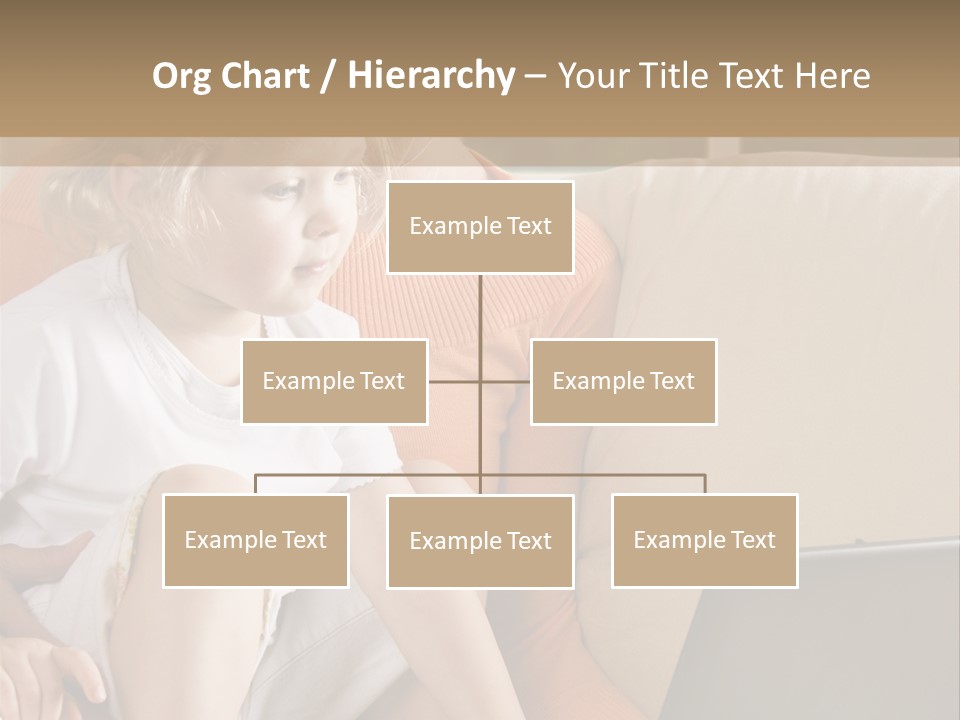 Computers Computer House PowerPoint Template