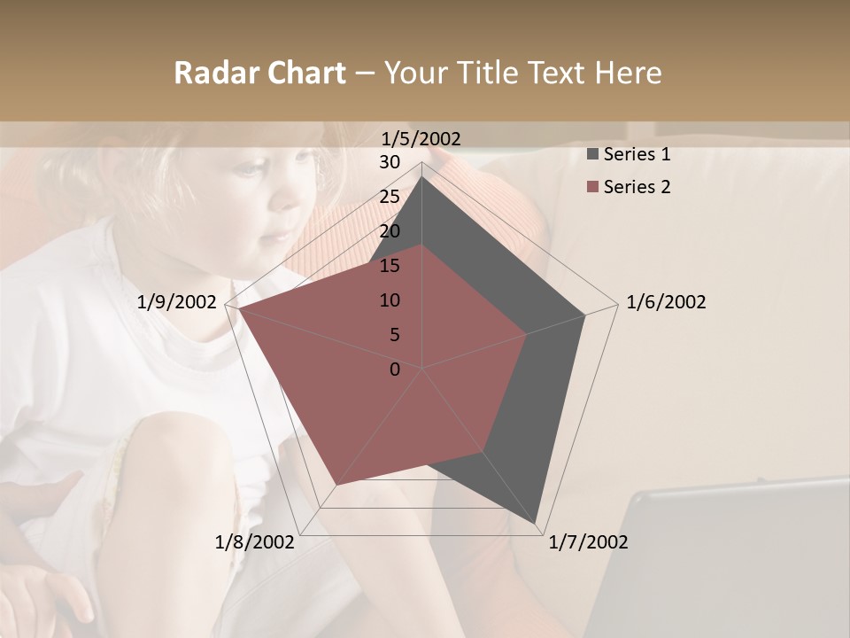 Computers Computer House PowerPoint Template