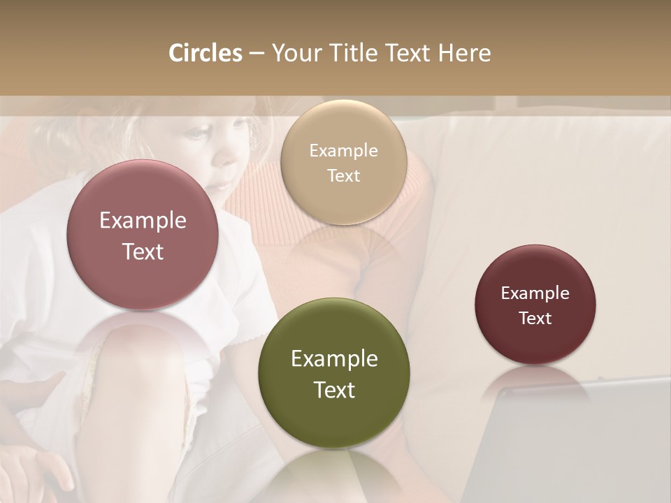 Computers Computer House PowerPoint Template