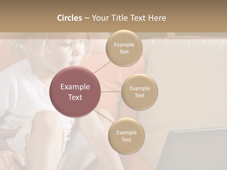 Computers Computer House PowerPoint Template