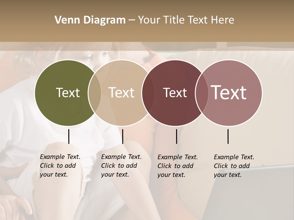 Computers Computer House PowerPoint Template