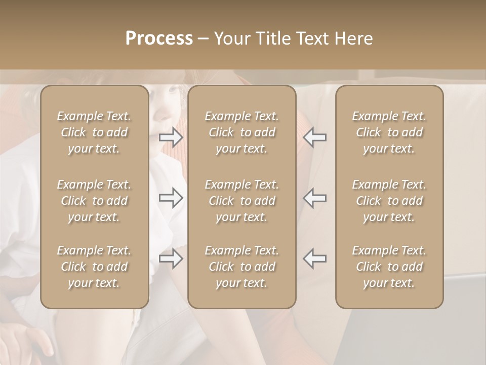 Computers Computer House PowerPoint Template