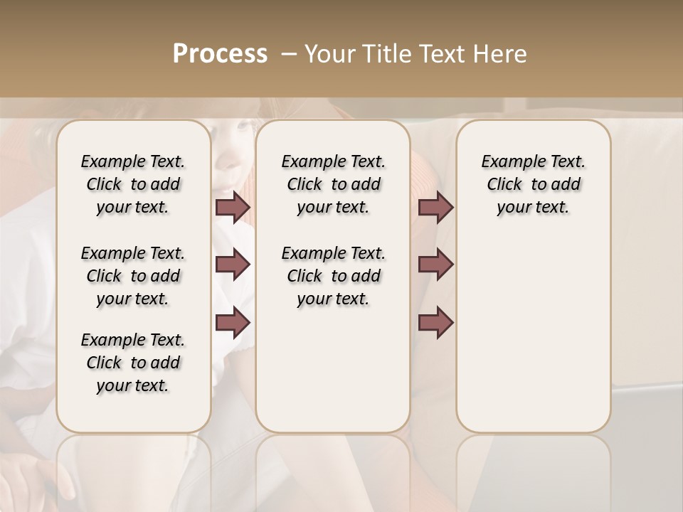 Computers Computer House PowerPoint Template