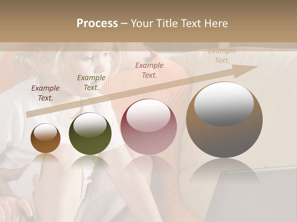 Computers Computer House PowerPoint Template