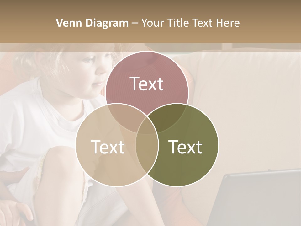 Computers Computer House PowerPoint Template