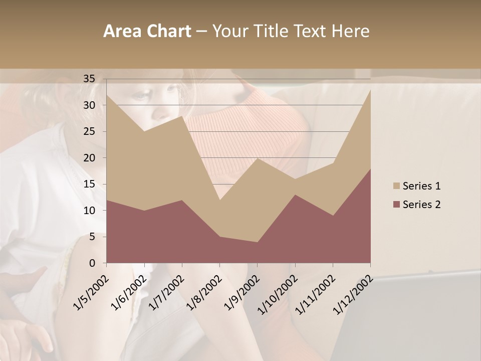 Computers Computer House PowerPoint Template
