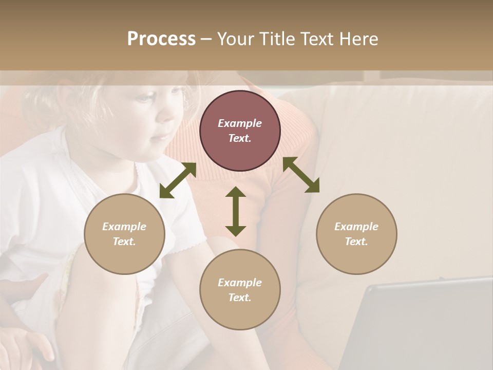 Computers Computer House PowerPoint Template