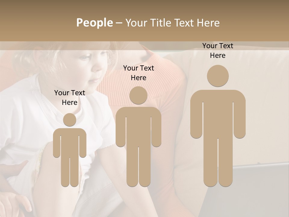 Computers Computer House PowerPoint Template