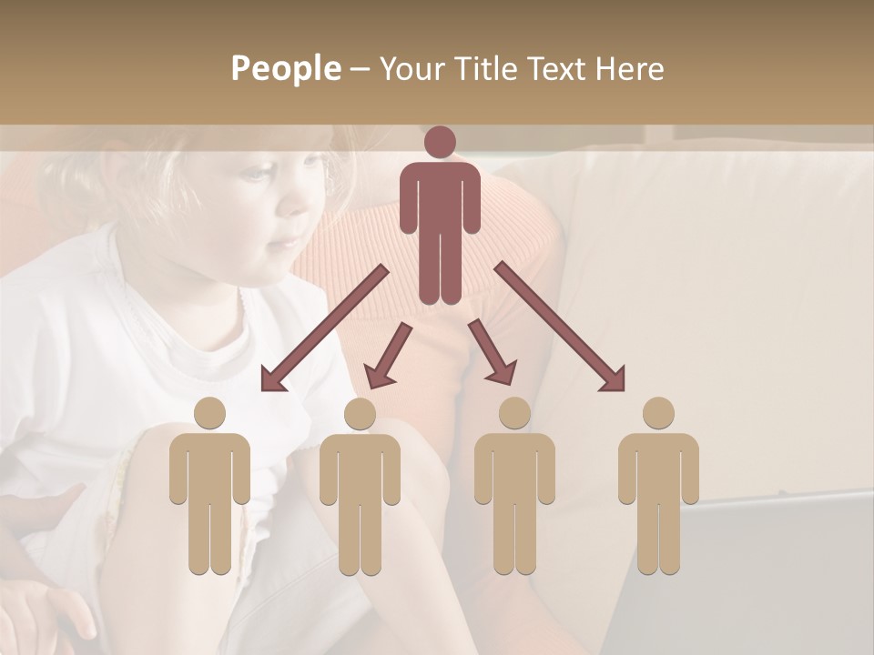 Computers Computer House PowerPoint Template