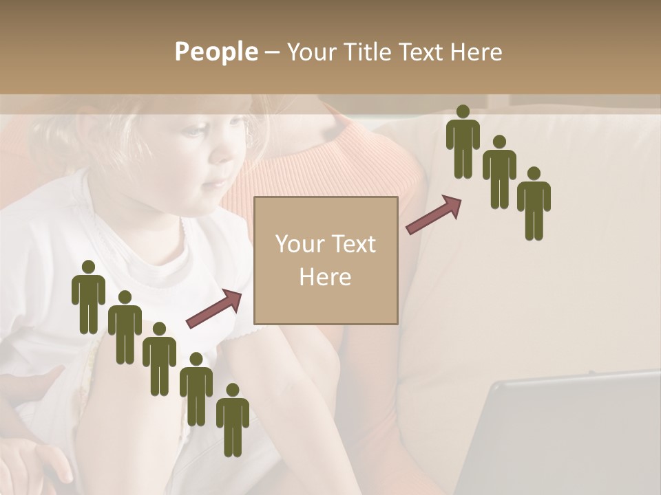 Computers Computer House PowerPoint Template