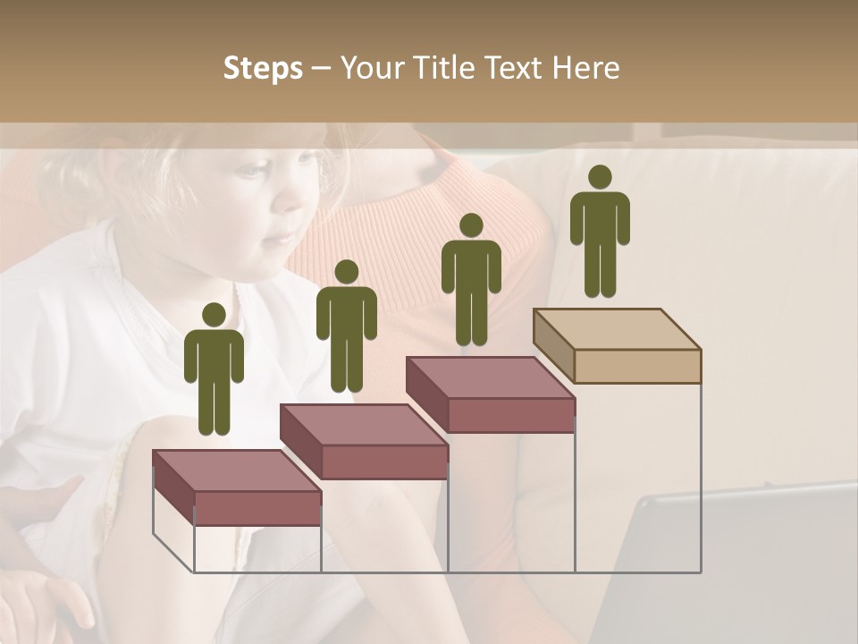 Computers Computer House PowerPoint Template