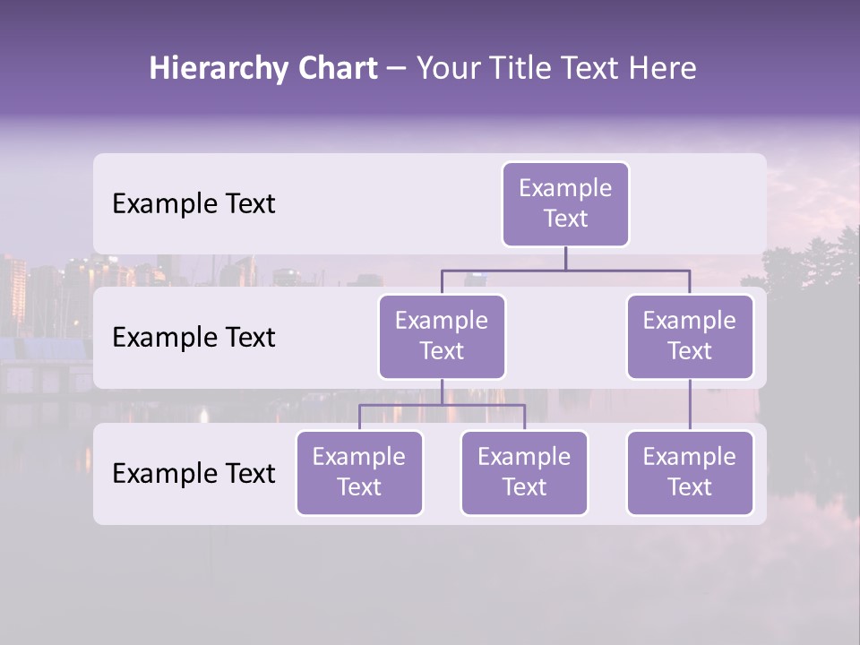 Marina Morning Night Ocean Office Park Port Reflection Clouds Cloudscape Skyscrapers PowerPoint Template