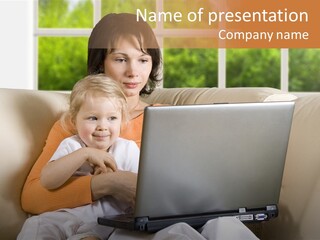 Family Play Settee PowerPoint Template