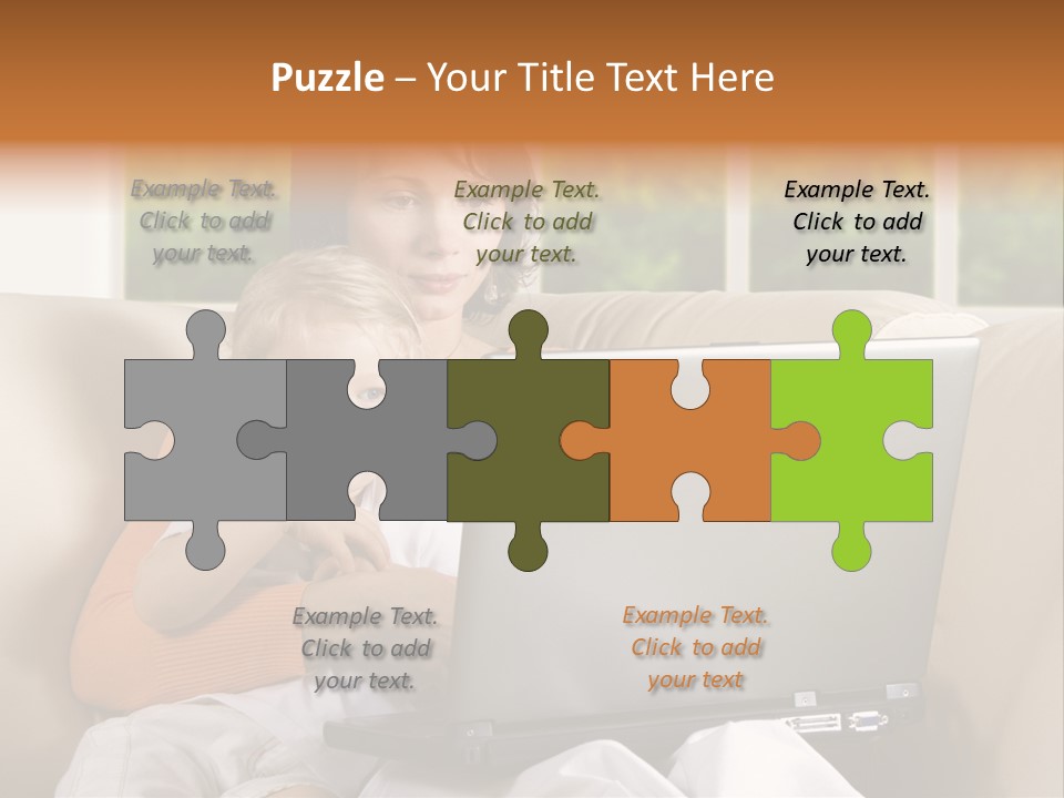 Family Play Settee PowerPoint Template