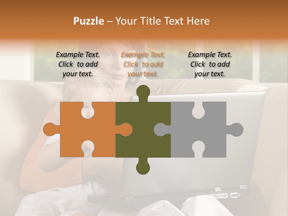 Family Play Settee PowerPoint Template