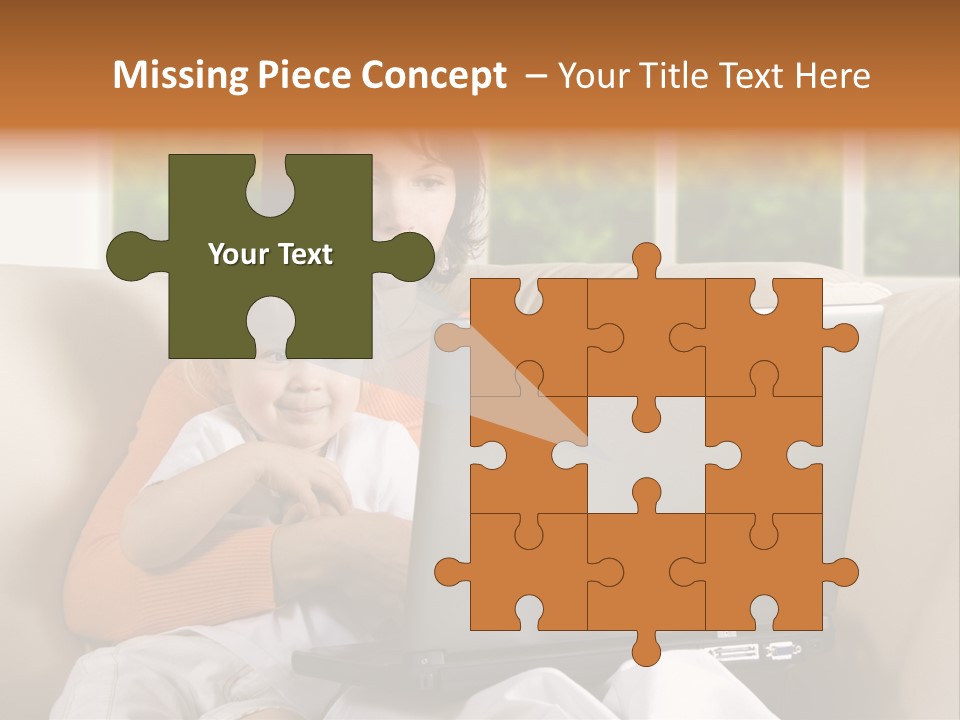 Family Play Settee PowerPoint Template