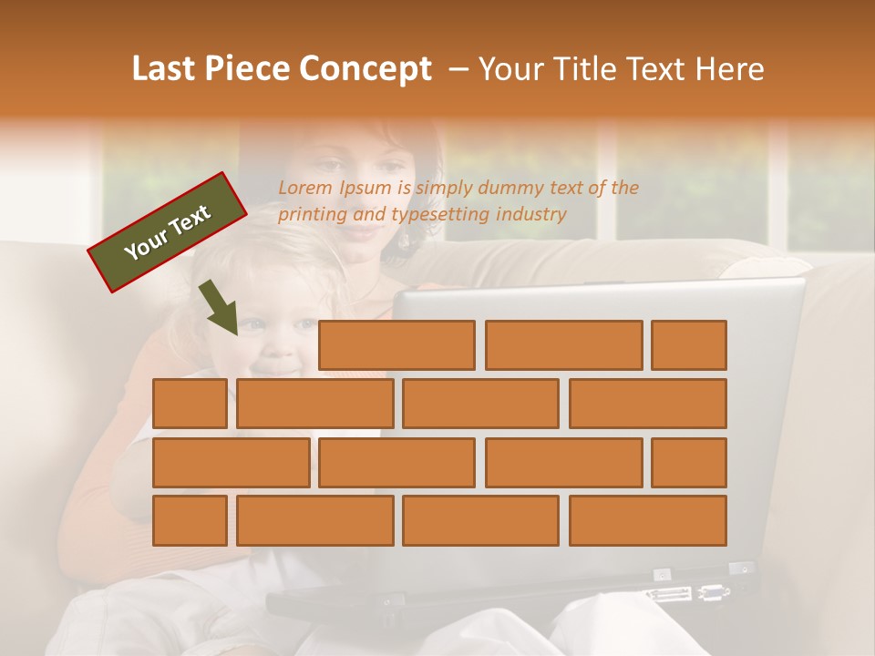 Family Play Settee PowerPoint Template