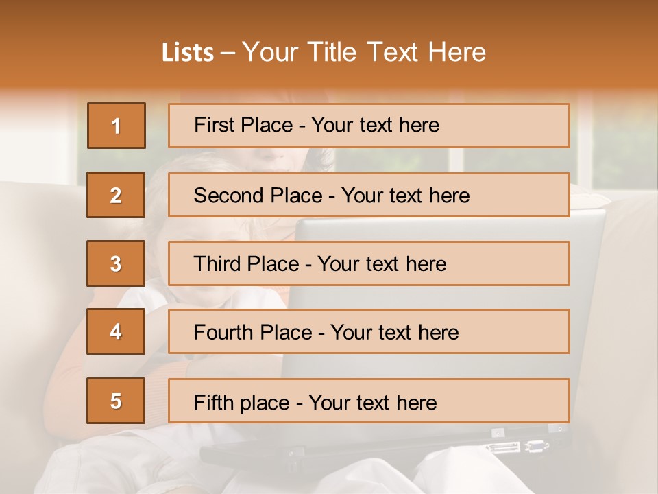 Family Play Settee PowerPoint Template
