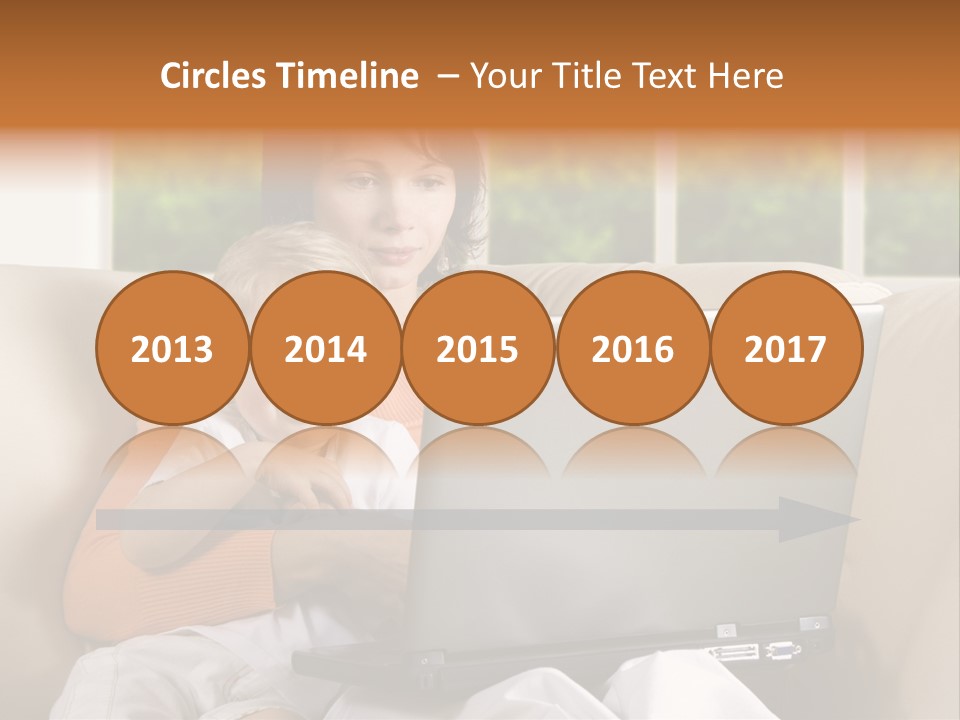 Family Play Settee PowerPoint Template