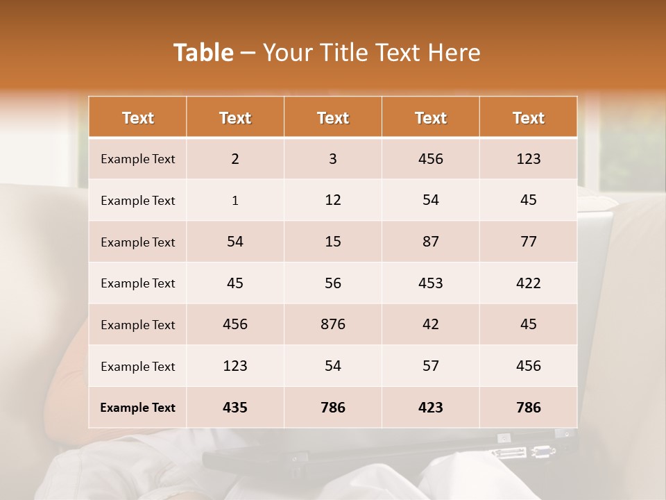 Family Play Settee PowerPoint Template