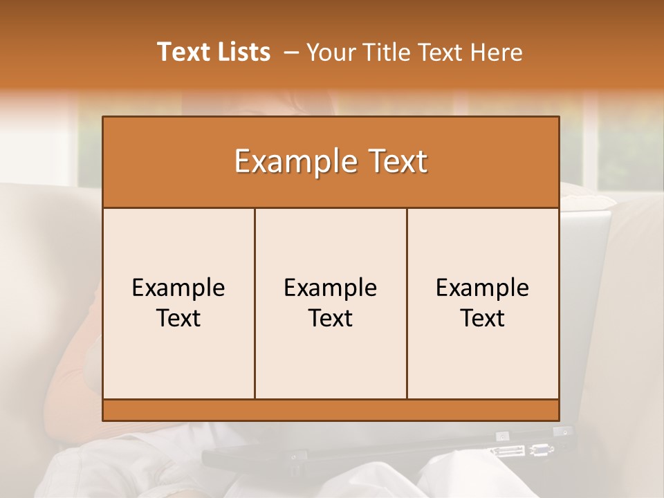 Family Play Settee PowerPoint Template
