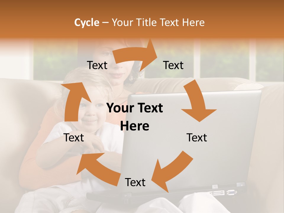 Family Play Settee PowerPoint Template